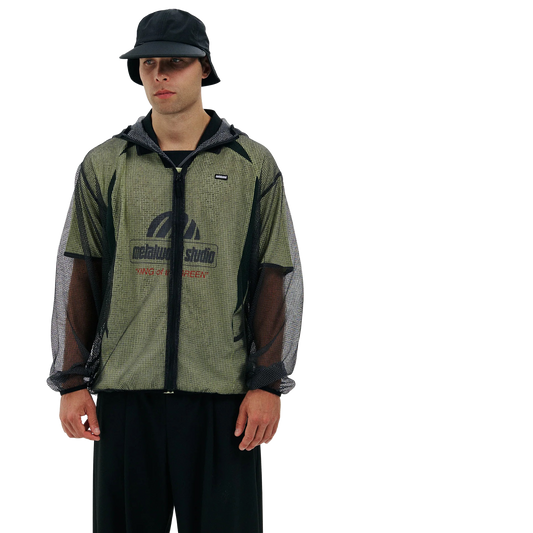 Metalwood Net Parka Black