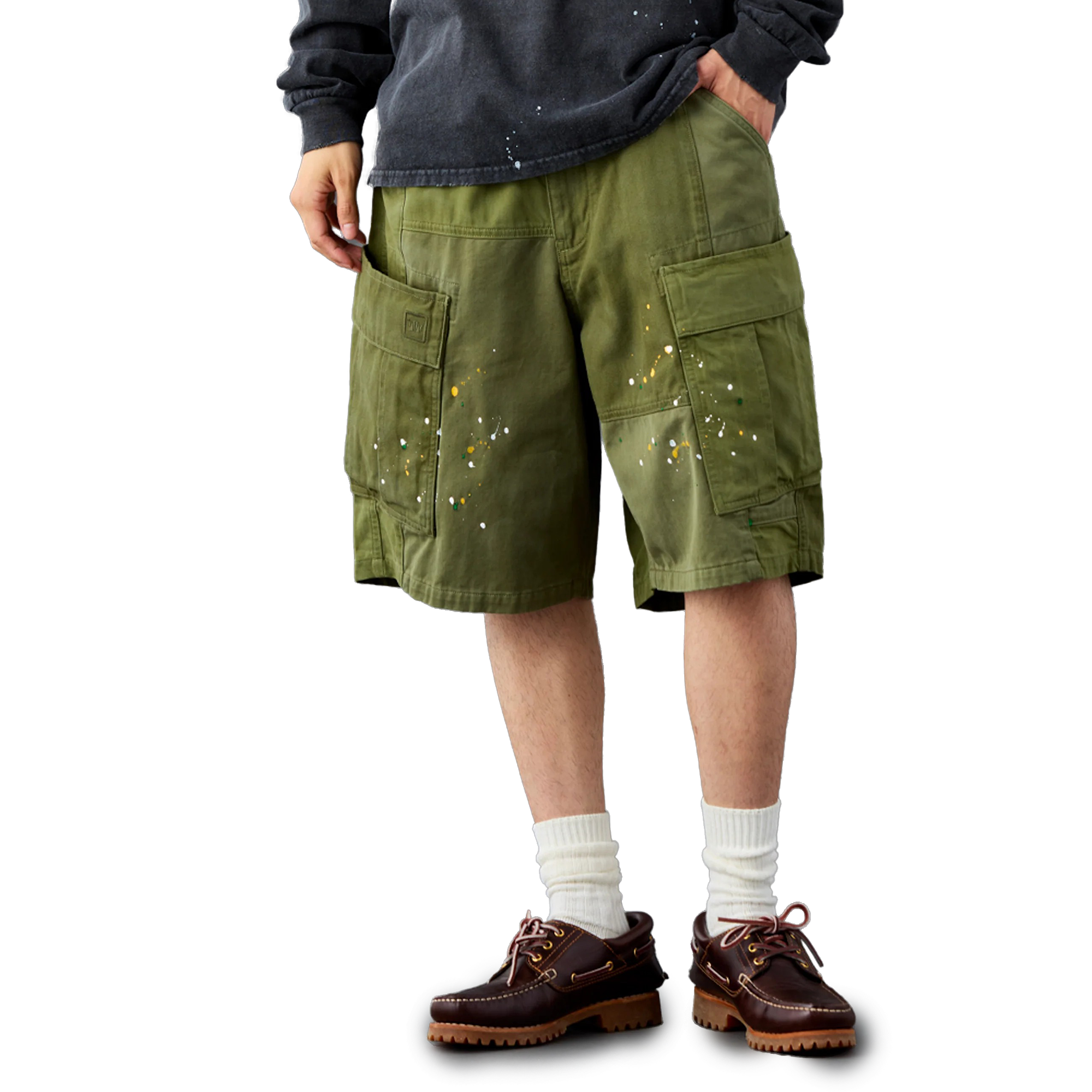 Liberaiders Patchwork BDU Shorts Olive