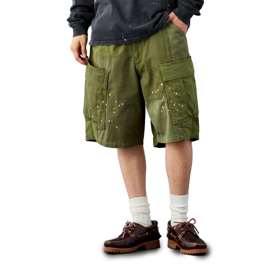 Liberaiders Patchwork BDU Shorts Olive