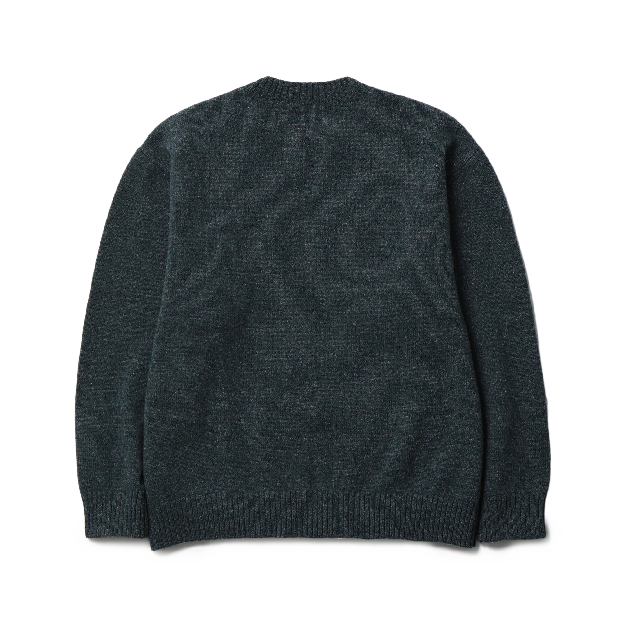 Neighborhood Plain Crewneck Sweater Green 252FUNH-KNM03