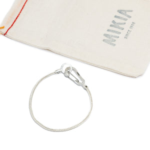 Mikia | Snake Karabiner Bracelet | Silver 925 | 201-M-007085