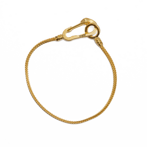 Mikia | Snake Karabiner Bracelet | K24 Gold Plated Brass | 201-M-007087