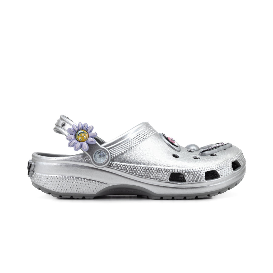 Crocs Kenny Scharf Classic Clog Silver 209487-040