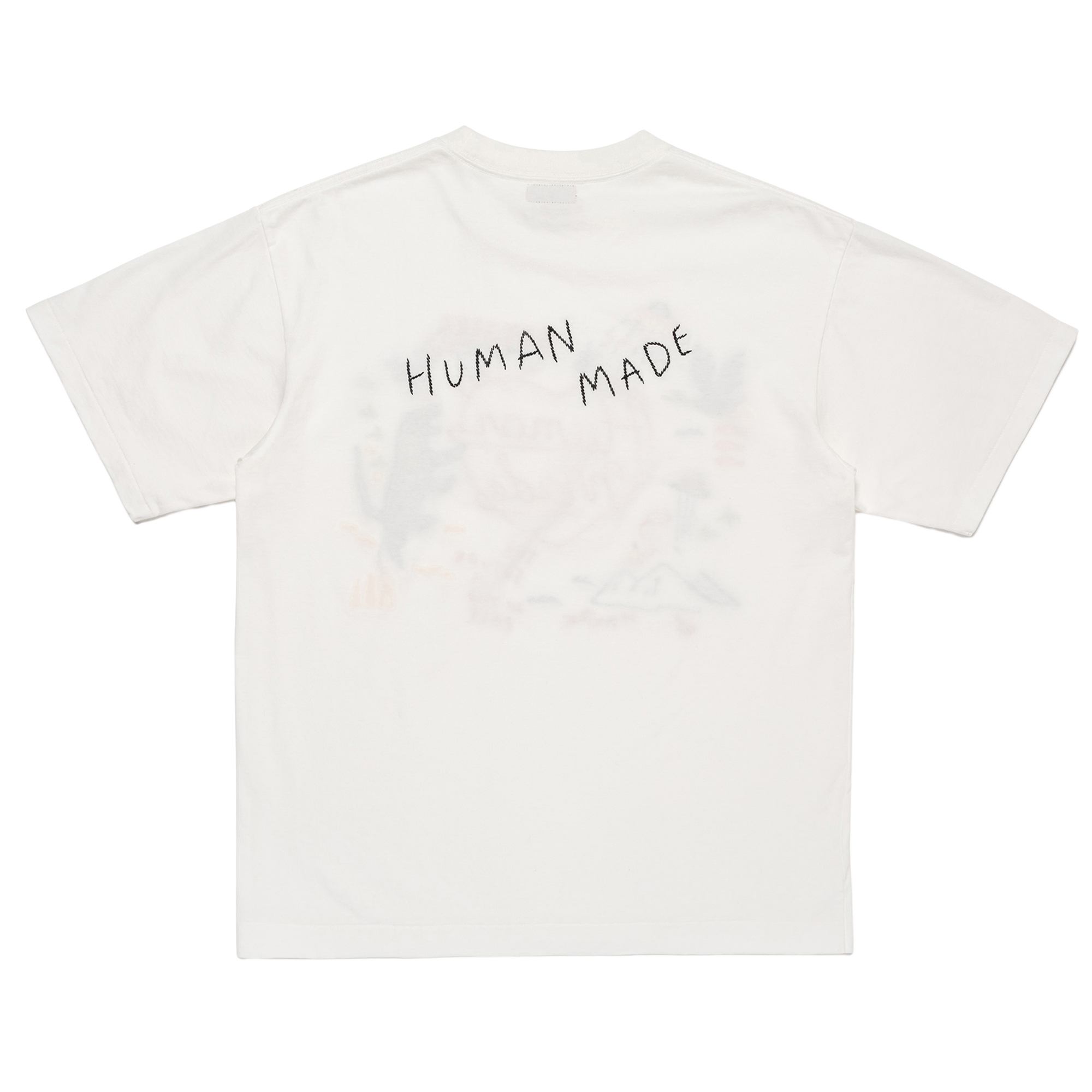 Human Made Embroidered T-Shirt White HM31CS002