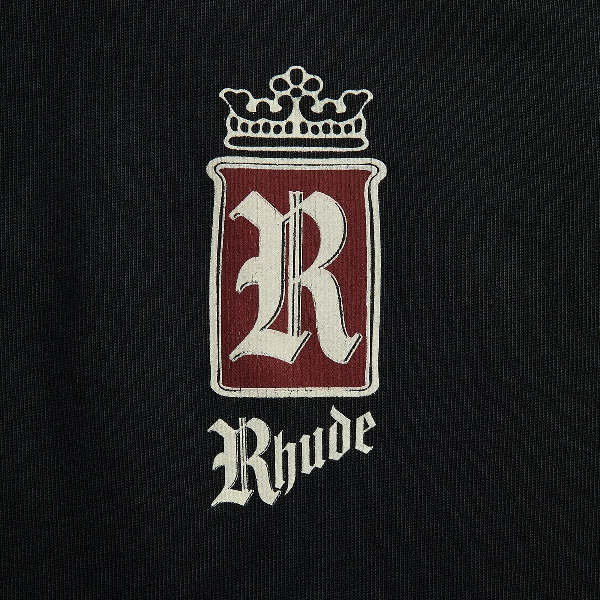 R H U D E Fumar 91 T-Shirt Vintage Black/White/Red