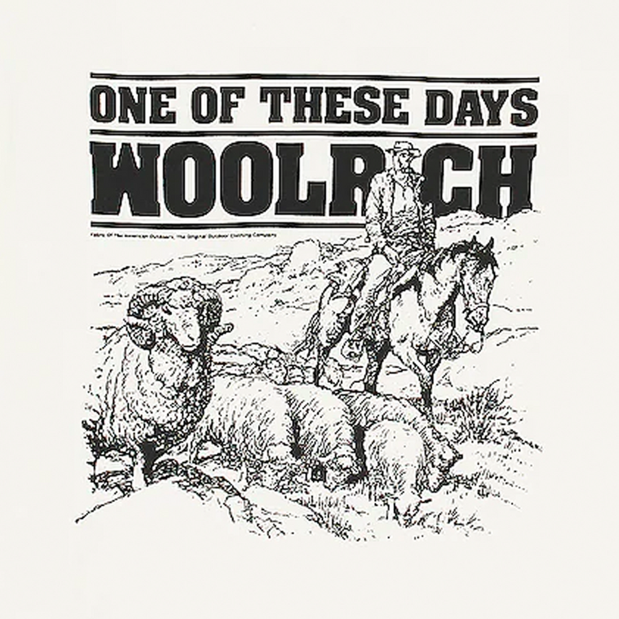 One Of These Days x Woolrich Graphic Tee Bone