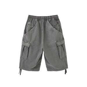 Magic Stick | Dyed Climbing BDU Shorts | Faded Grey | 23AW-MS8-010