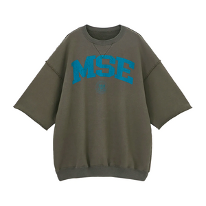 Magic Stick Half Sleeve Sweat Shirt Faded Charcoal 23AW-MS8-011