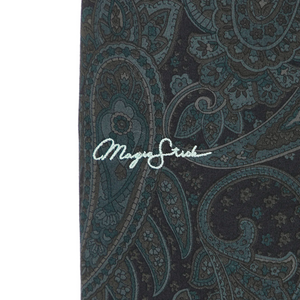 Magic Stick Diversity Trousers Navy Printed Paisley 23AW-MS9-019