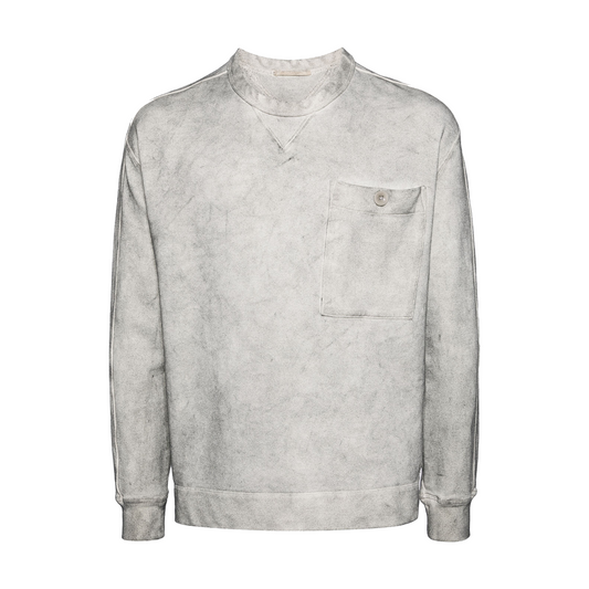 Ten c Felpa Girocollo Grigio Perla