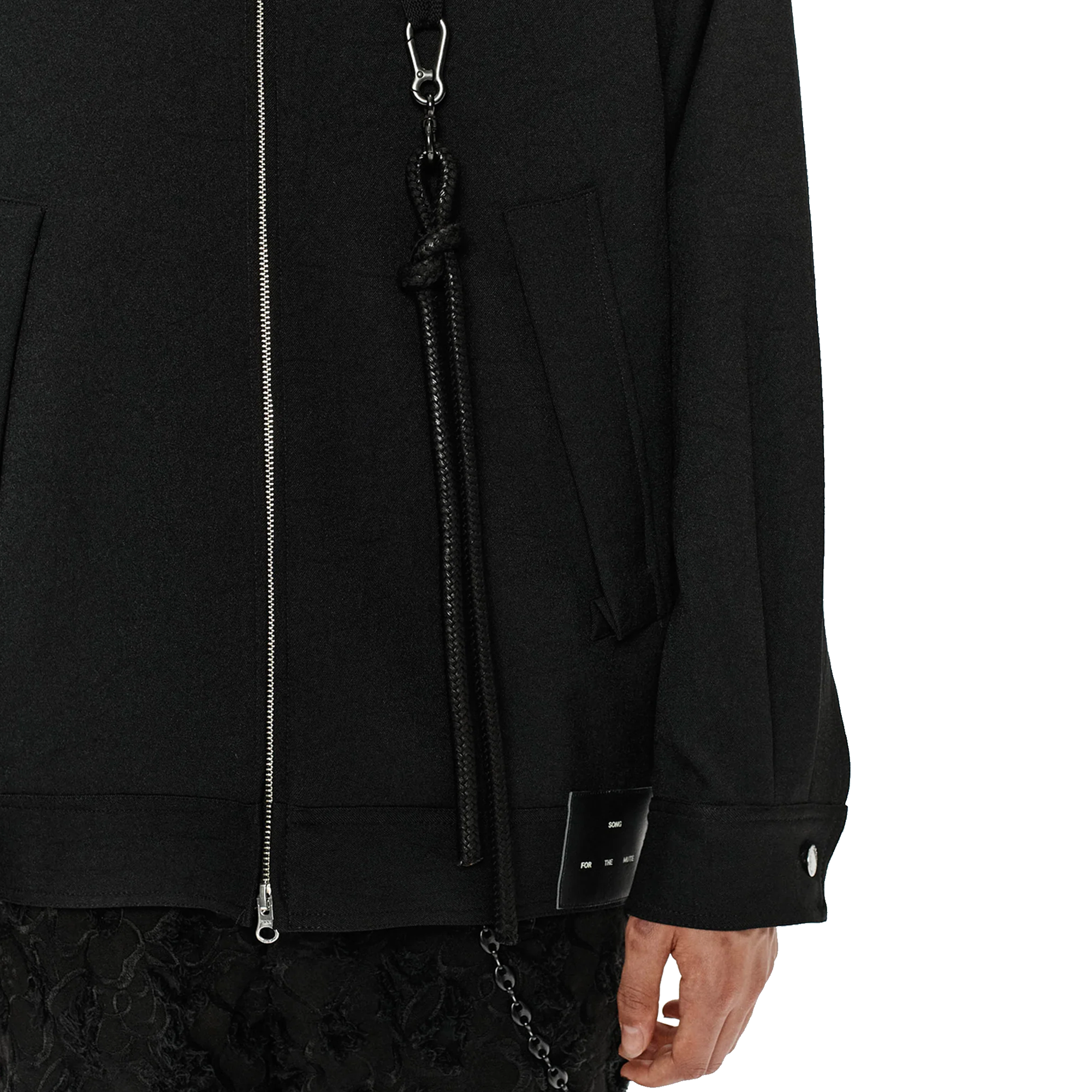 Song For The Mute Coach Jacket Black 242_MJK067_RCCLBLK