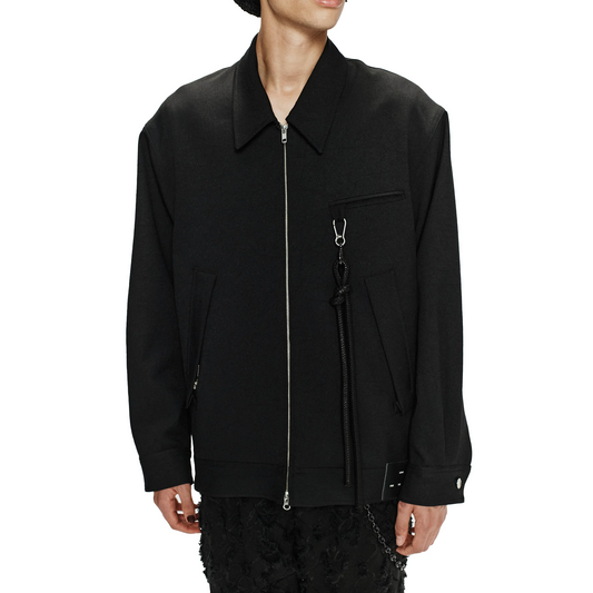 Song For The Mute Coach Jacket Black 242_MJK067_RCCLBLK