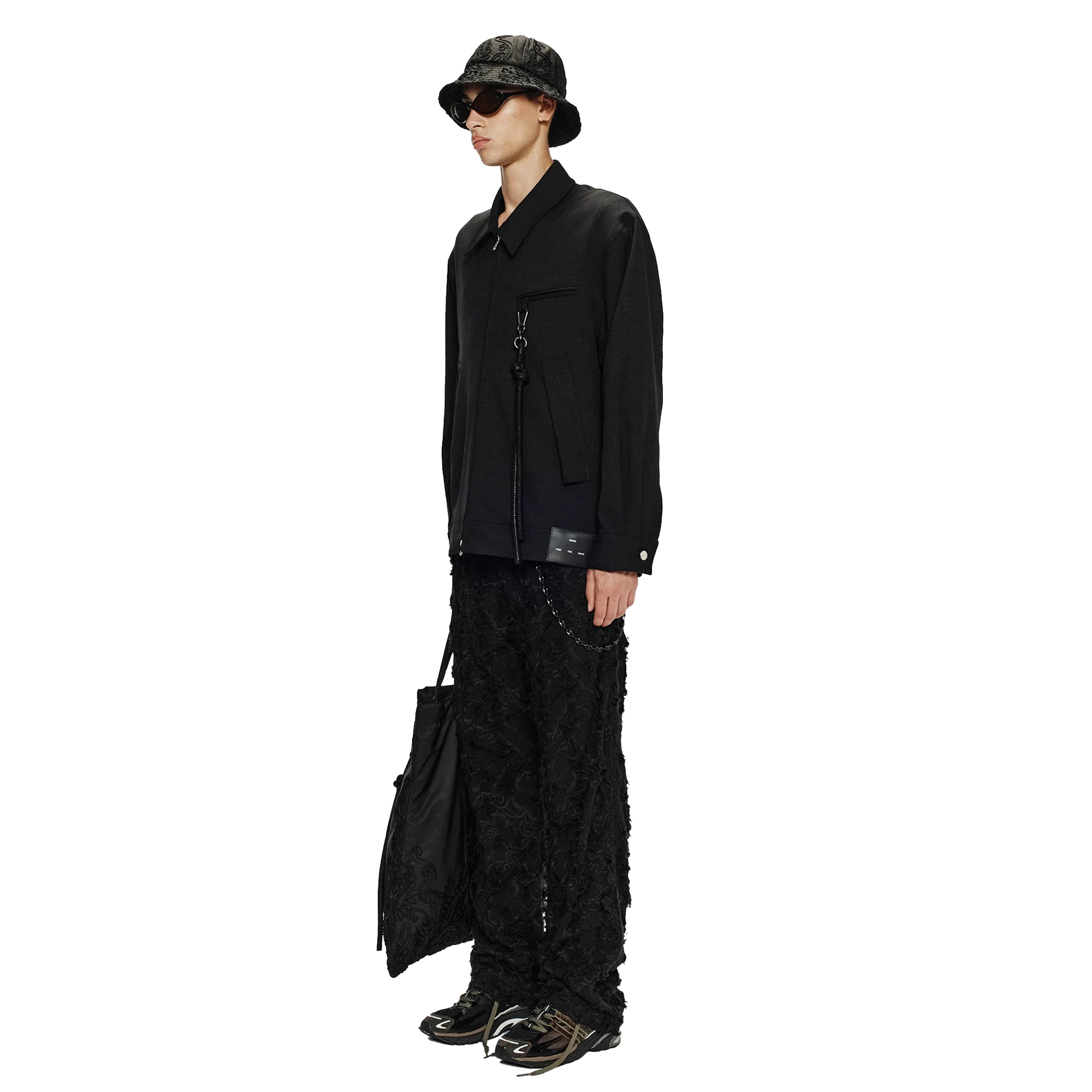Song For The Mute Coach Jacket Black 242_MJK067_RCCLBLK
