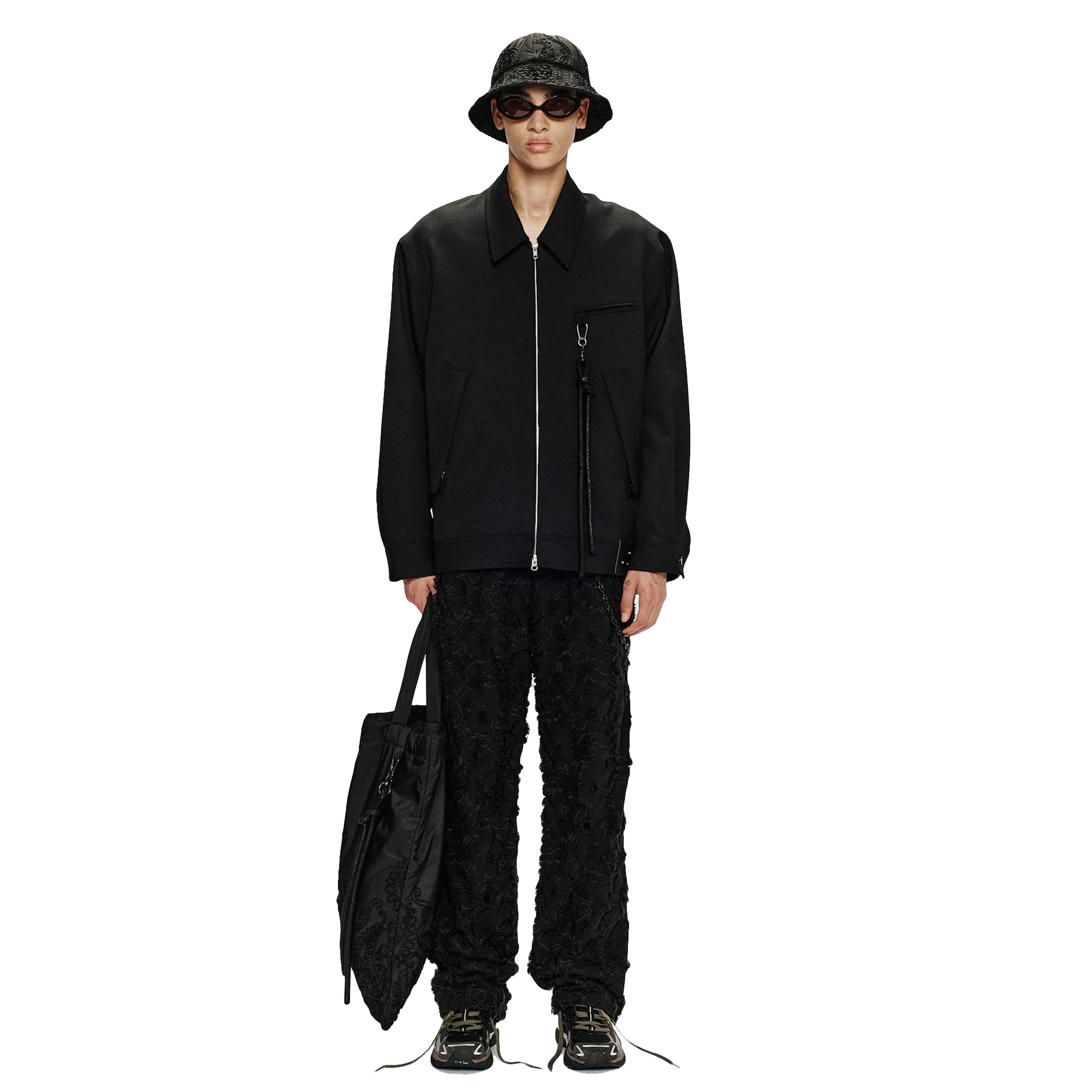 Song For The Mute Coach Jacket Black 242_MJK067_RCCLBLK
