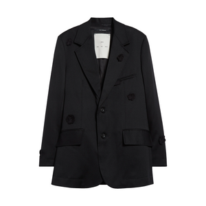 Song For The Mute "Daisy" Oversized Blazer Black