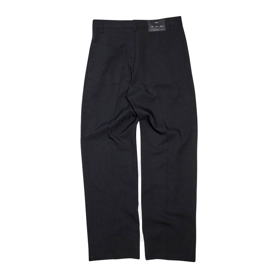 Song For The Mute Loose Pleated Pant Black