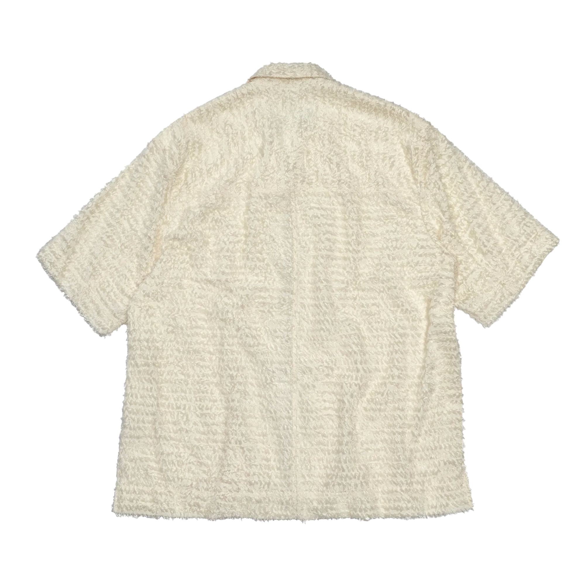 Song For The Mute Zip Up Box Shirt White