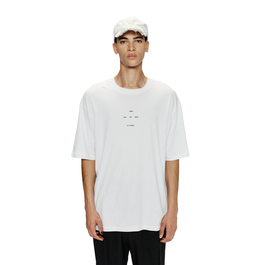 Song For The Mute "Logo" Oversized T-Shirt White