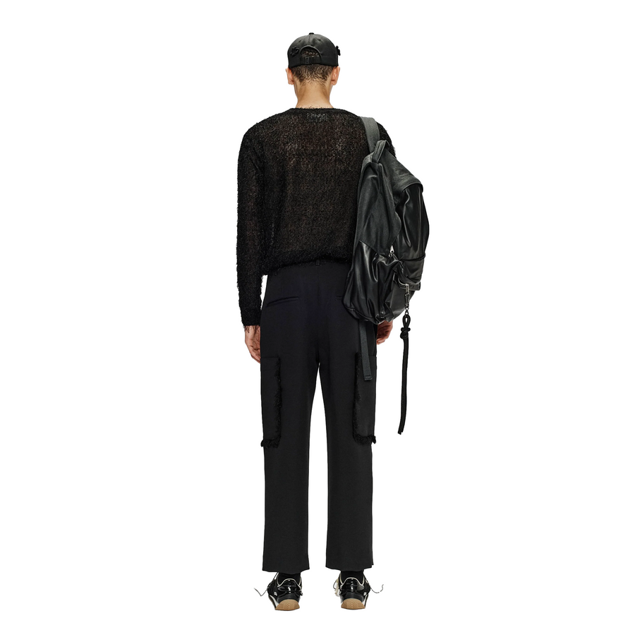 Song For The Mute Patch Pocket Pant Black