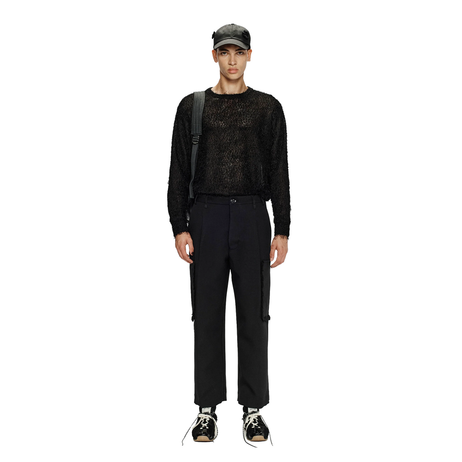 Song For The Mute Patch Pocket Pant Black