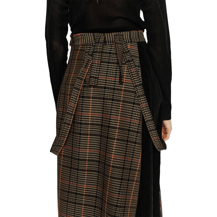 Song For The Mute Pleated Skirt Multi