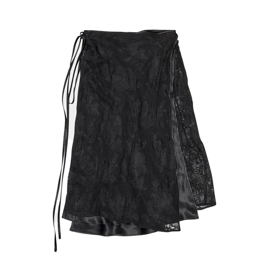 Song For The Mute Women's Wrap Skirt Black