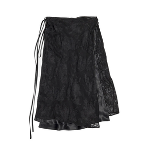 Song For The Mute Wrap Skirt Black