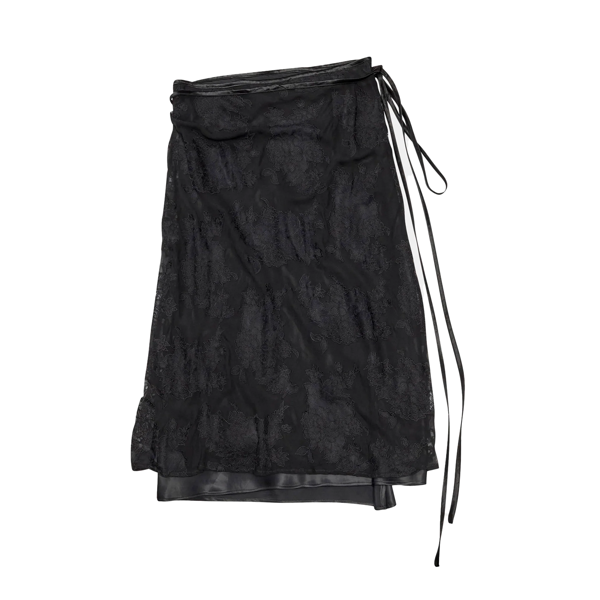 Song For The Mute Women's Wrap Skirt Black