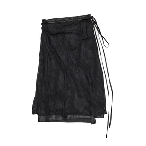 Song For The Mute Wrap Skirt Black