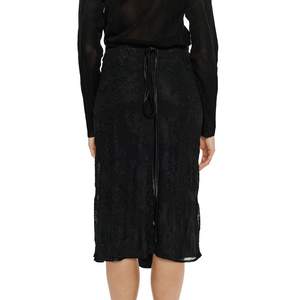 Song For The Mute Wrap Skirt Black