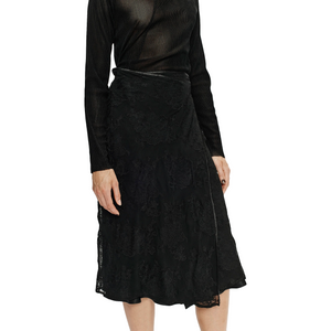 Song For The Mute Wrap Skirt Black