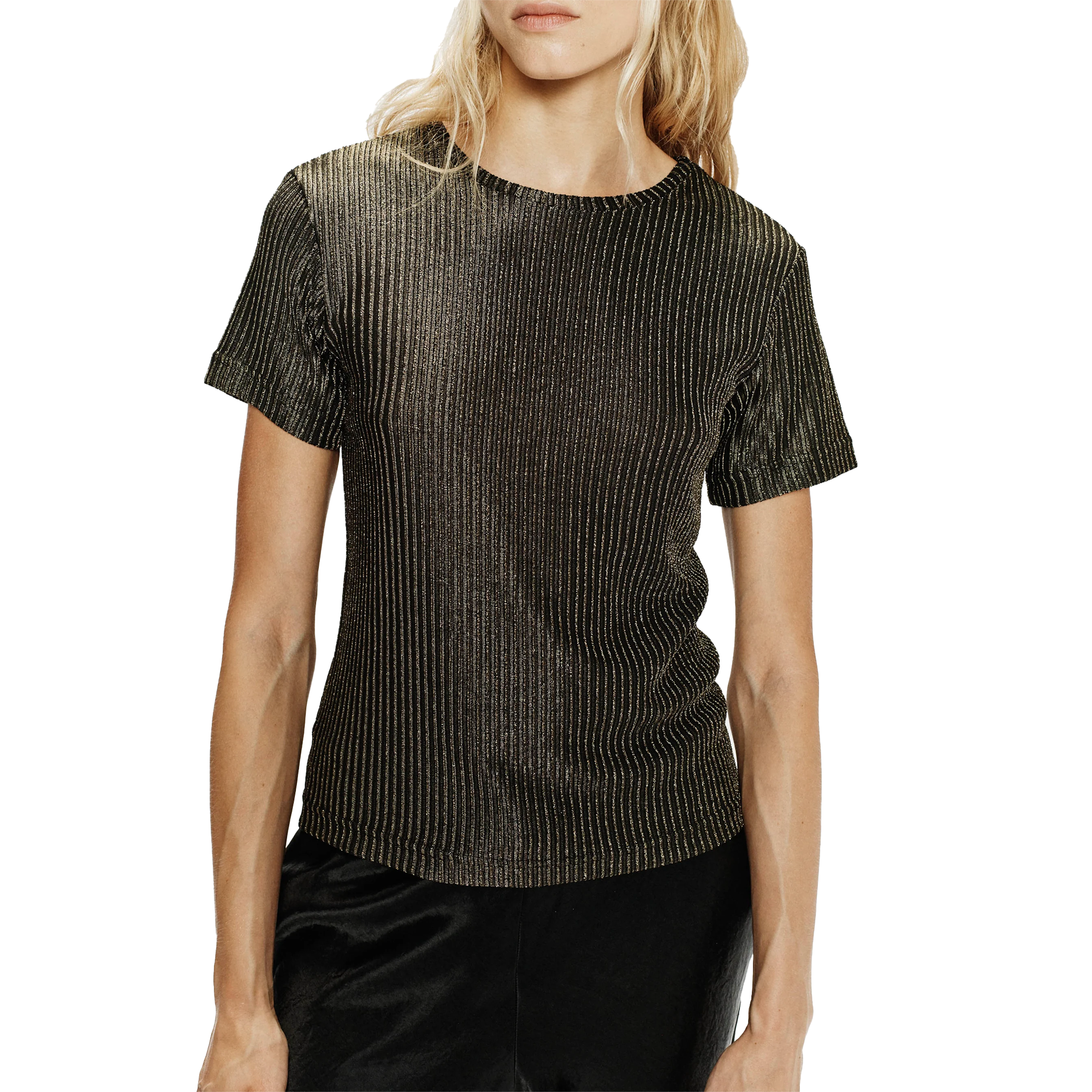 Song For The Mute Women's Slim T-Shirt Gold