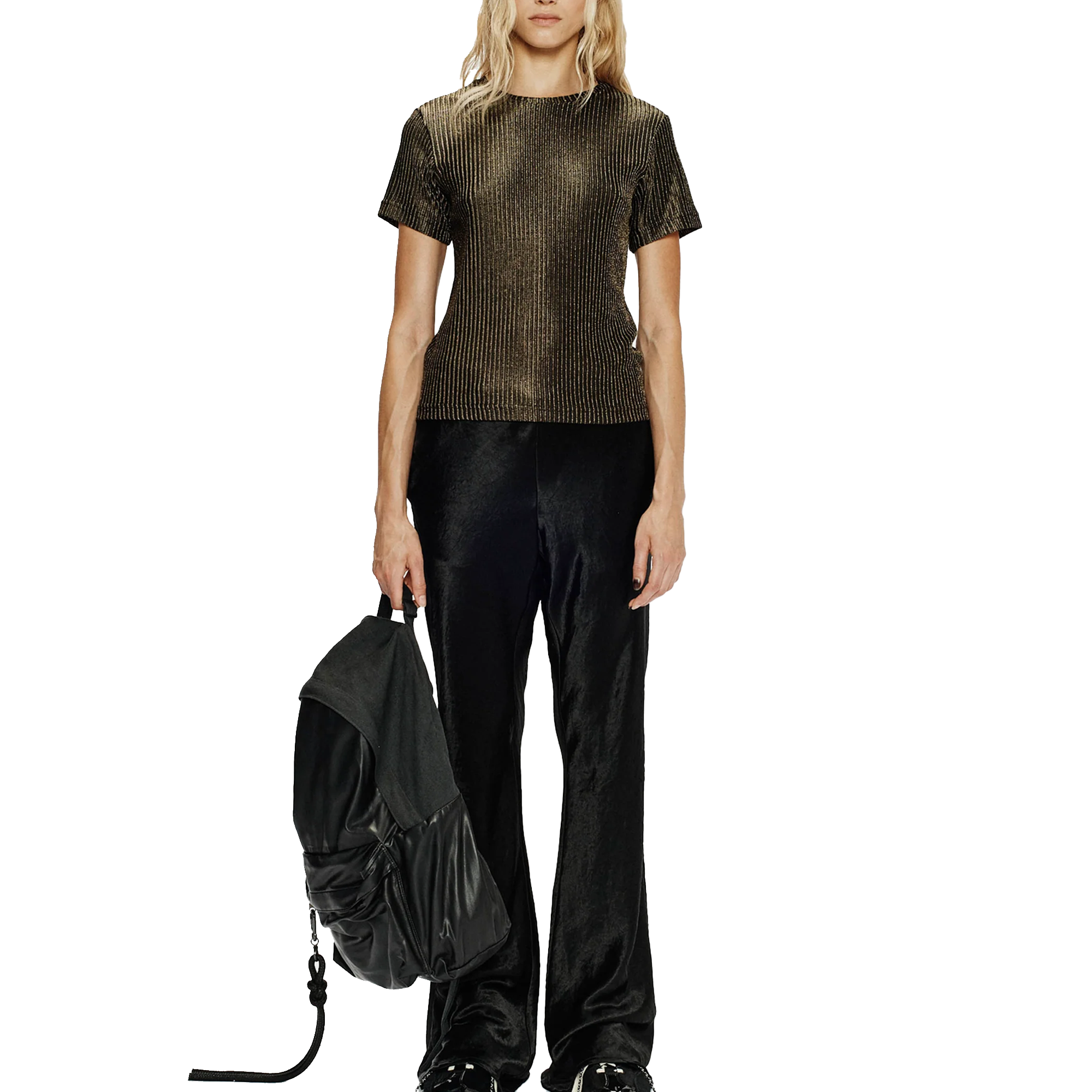 Song For The Mute Women's Slim T-Shirt Gold