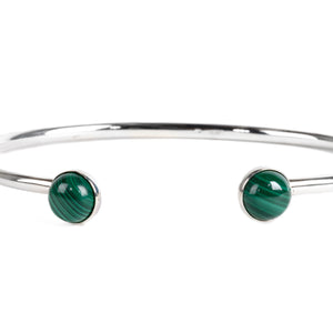 Mikia Bangle A Bracelet Malachite