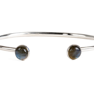 Mikia Bangle A Bracelet Labradorite