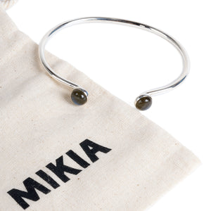 Mikia Bangle A Bracelet Labradorite