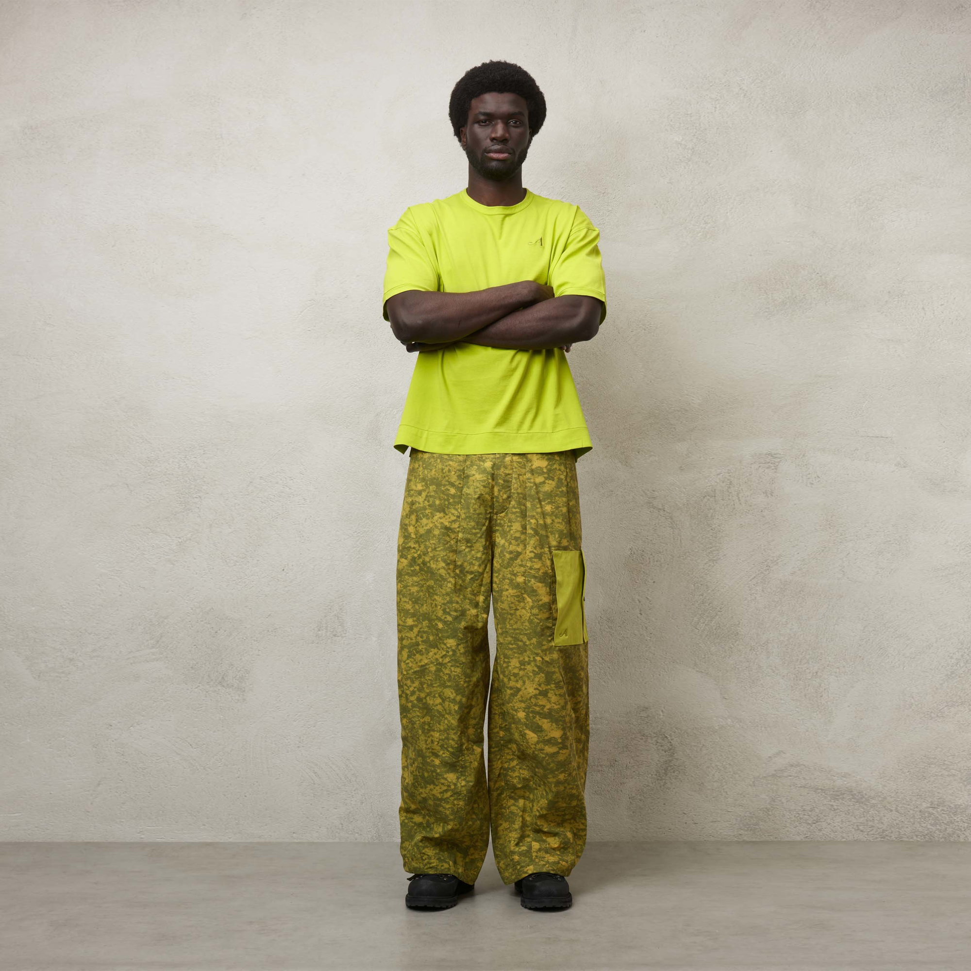 Ten c x Awake Cargo Trousers Absinthe Green