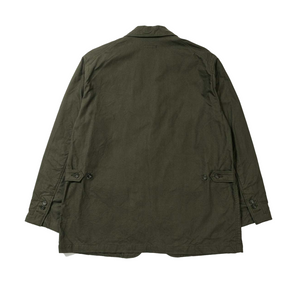 Engineered Garments Loiter Jacket B Olive Cotton Brushed Hb