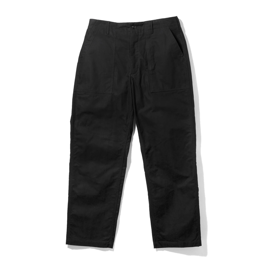 Engineered Garments Fatigue Pant A Black Cotton Brushed Hb