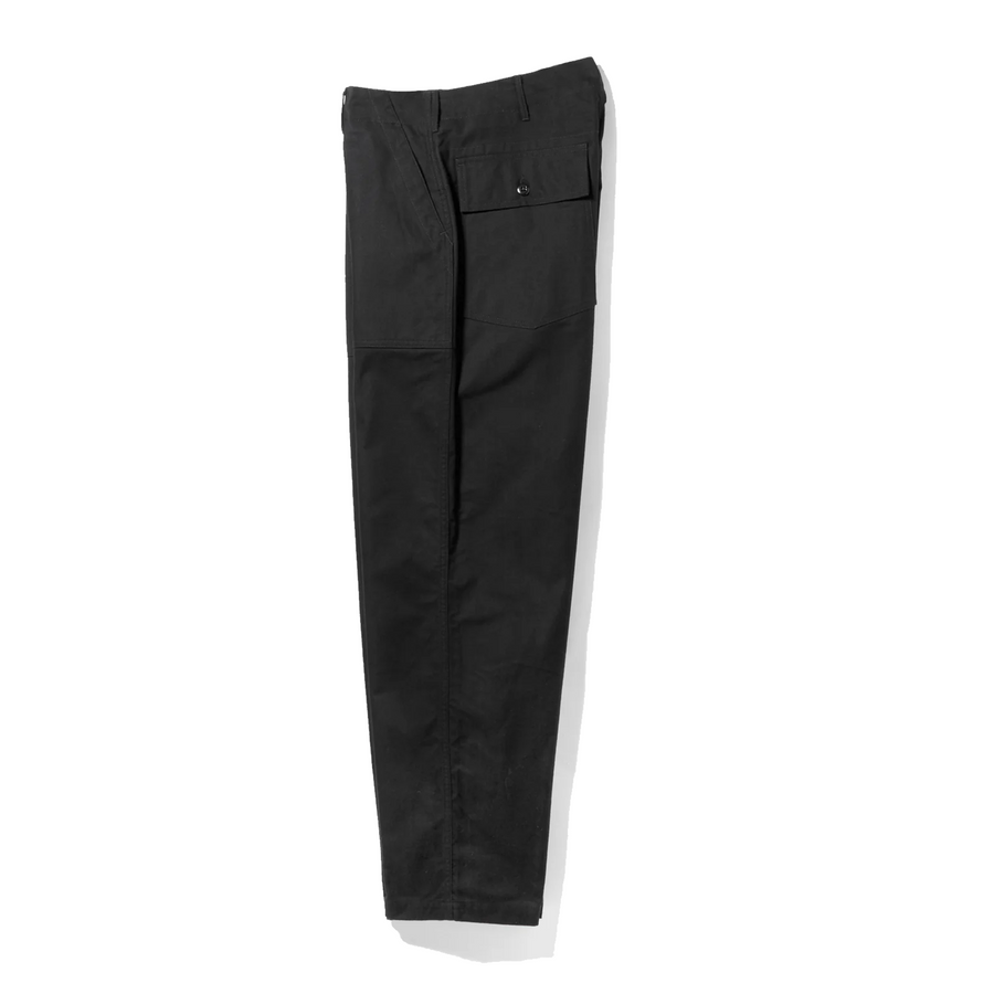 Engineered Garments Fatigue Pant A Black Cotton Brushed Hb