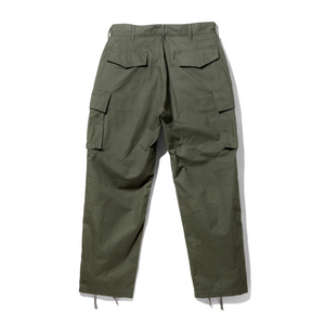 Engineered Garments Fa Pant B Olive Cotton Brushed Hb