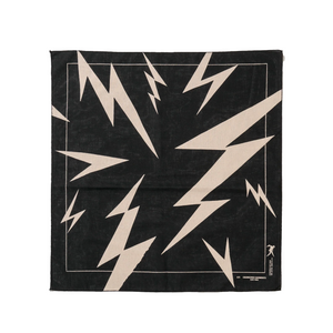 Engineered Garments Printed Bandana C Black - Lightning