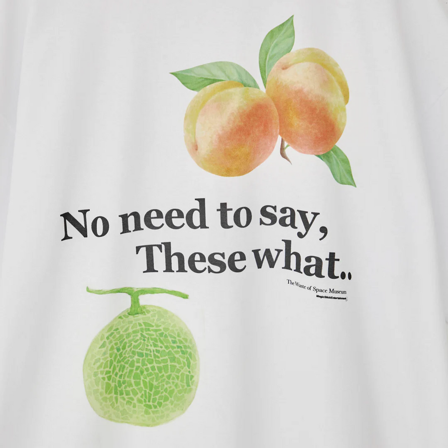 Magic Stick Peach & Melon T-Shirt White