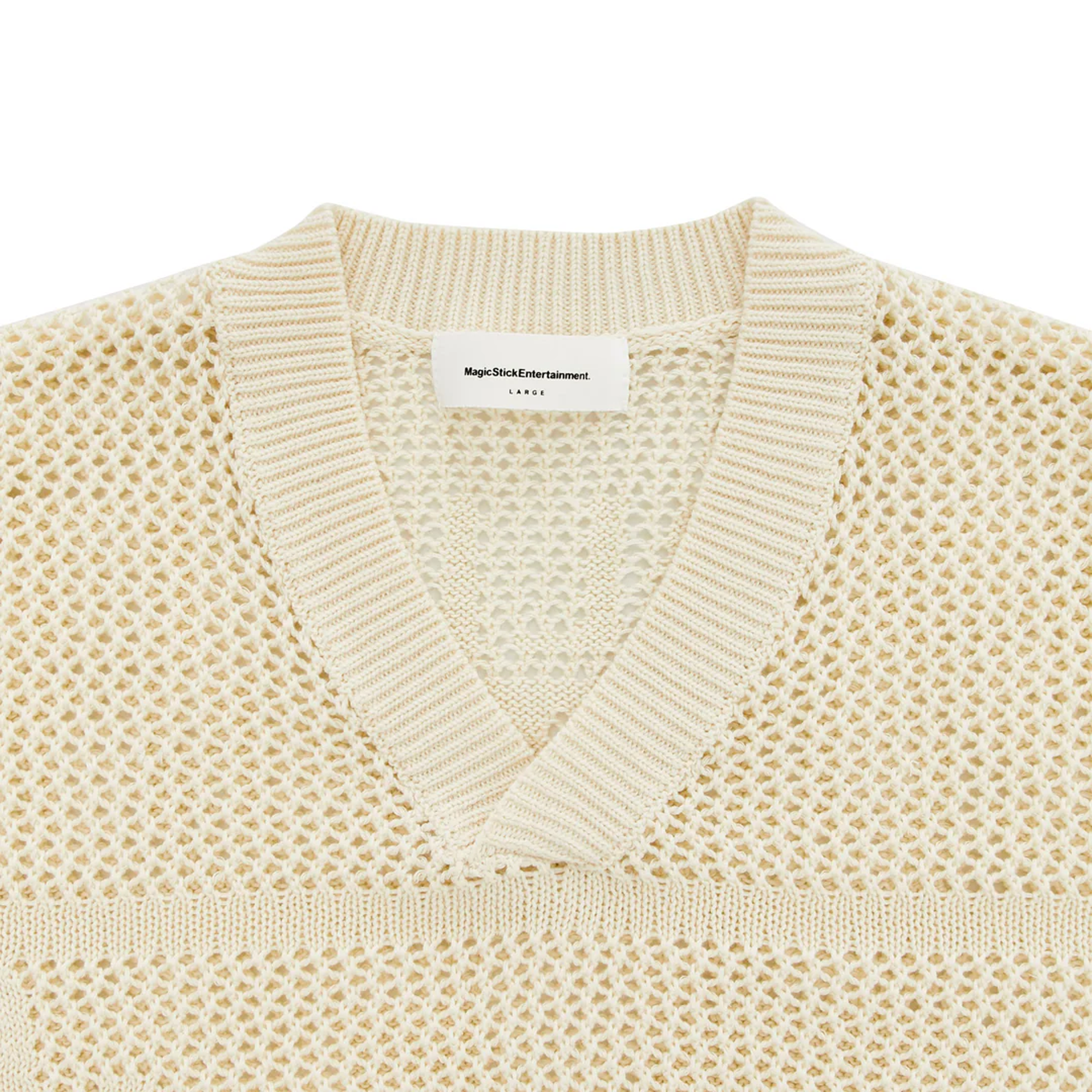 Magic Stick Ragga Hockey Knit T-Shirt White