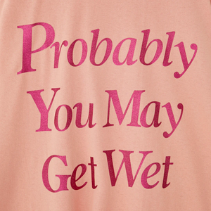 Magic Stick You May Get Wet T-Shirt Nude Salmon