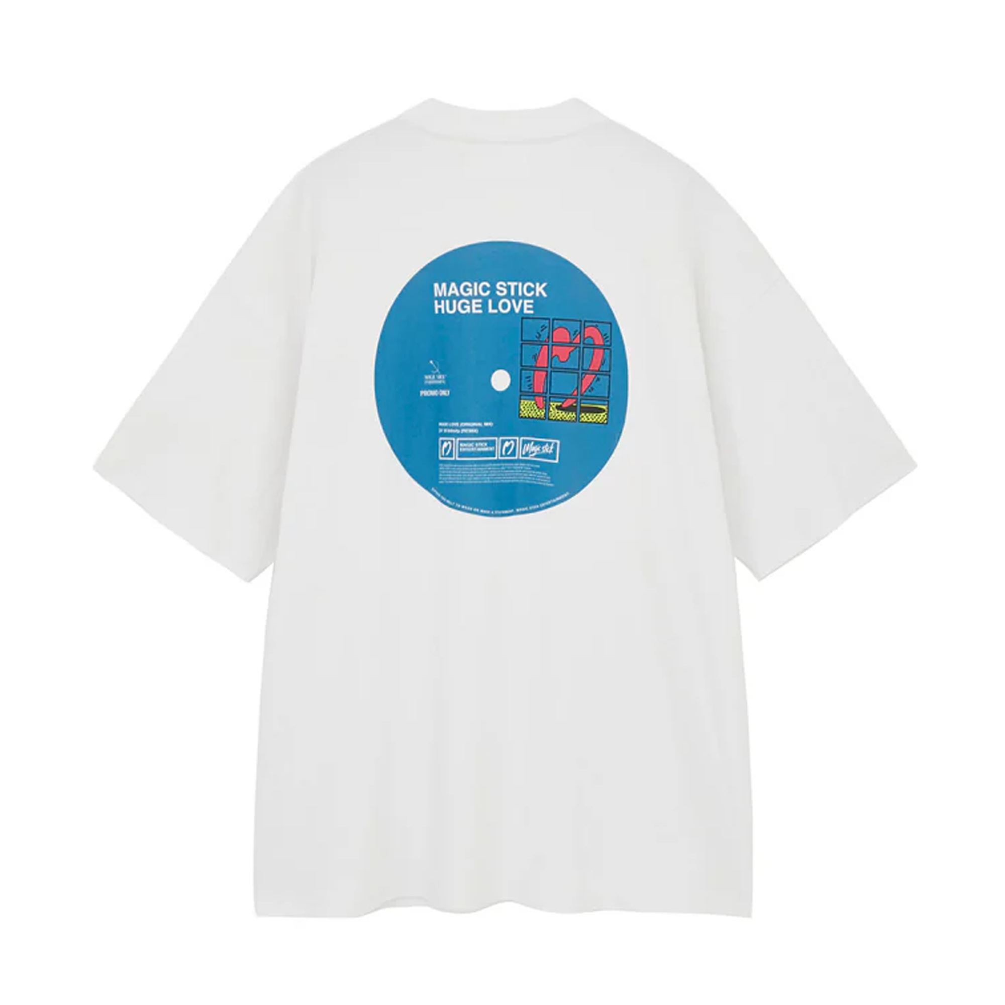 Magic Stick Huge Love T-Shirt White