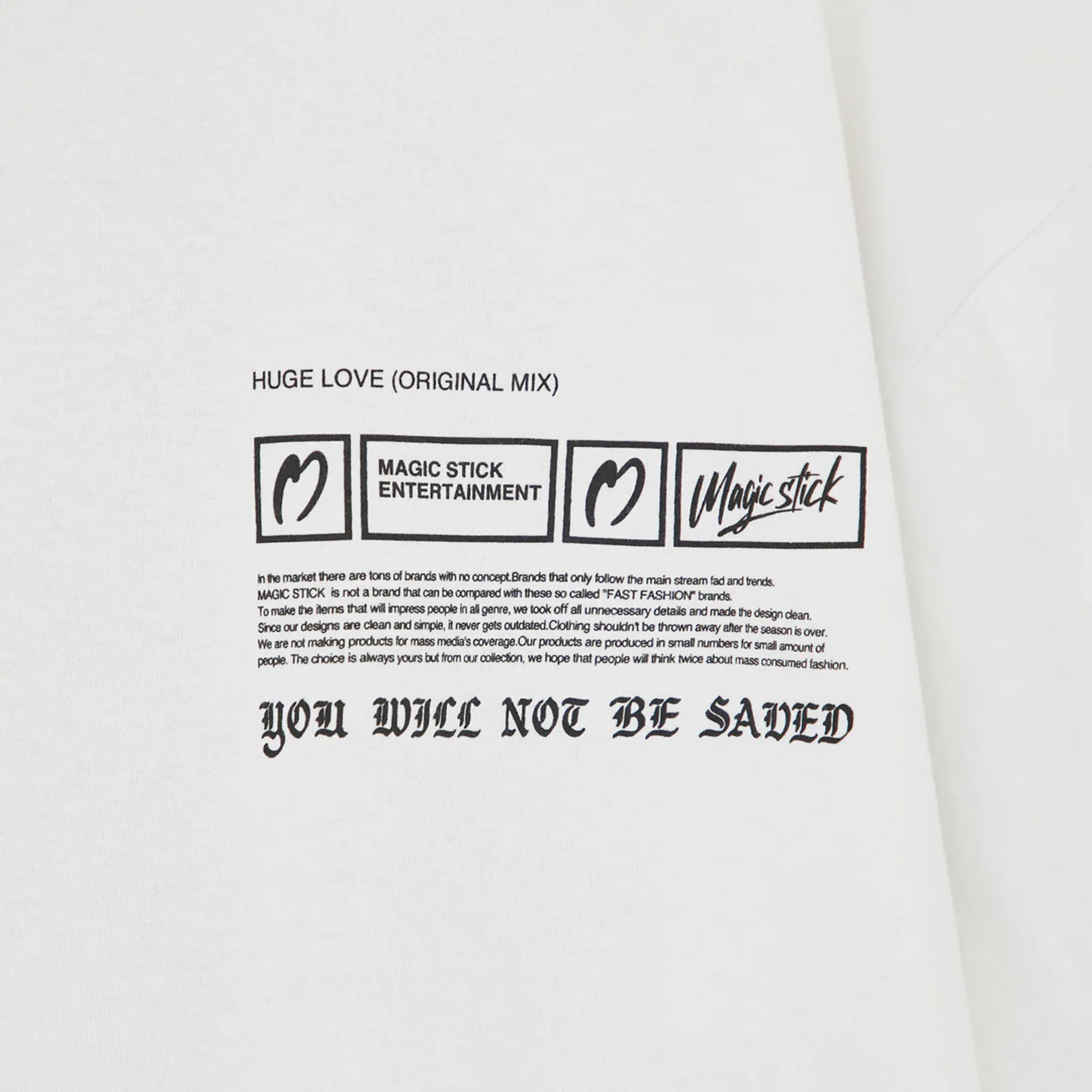 Magic Stick Huge Love T-Shirt White