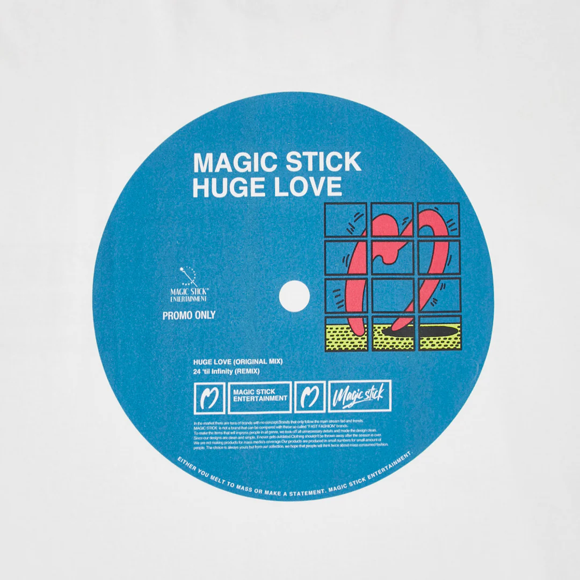 Magic Stick Huge Love T-Shirt White