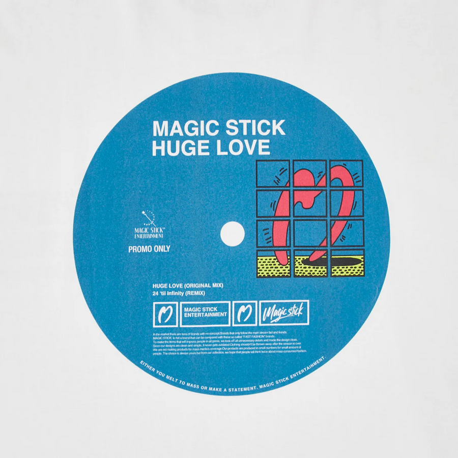 Magic Stick Huge Love T-Shirt White