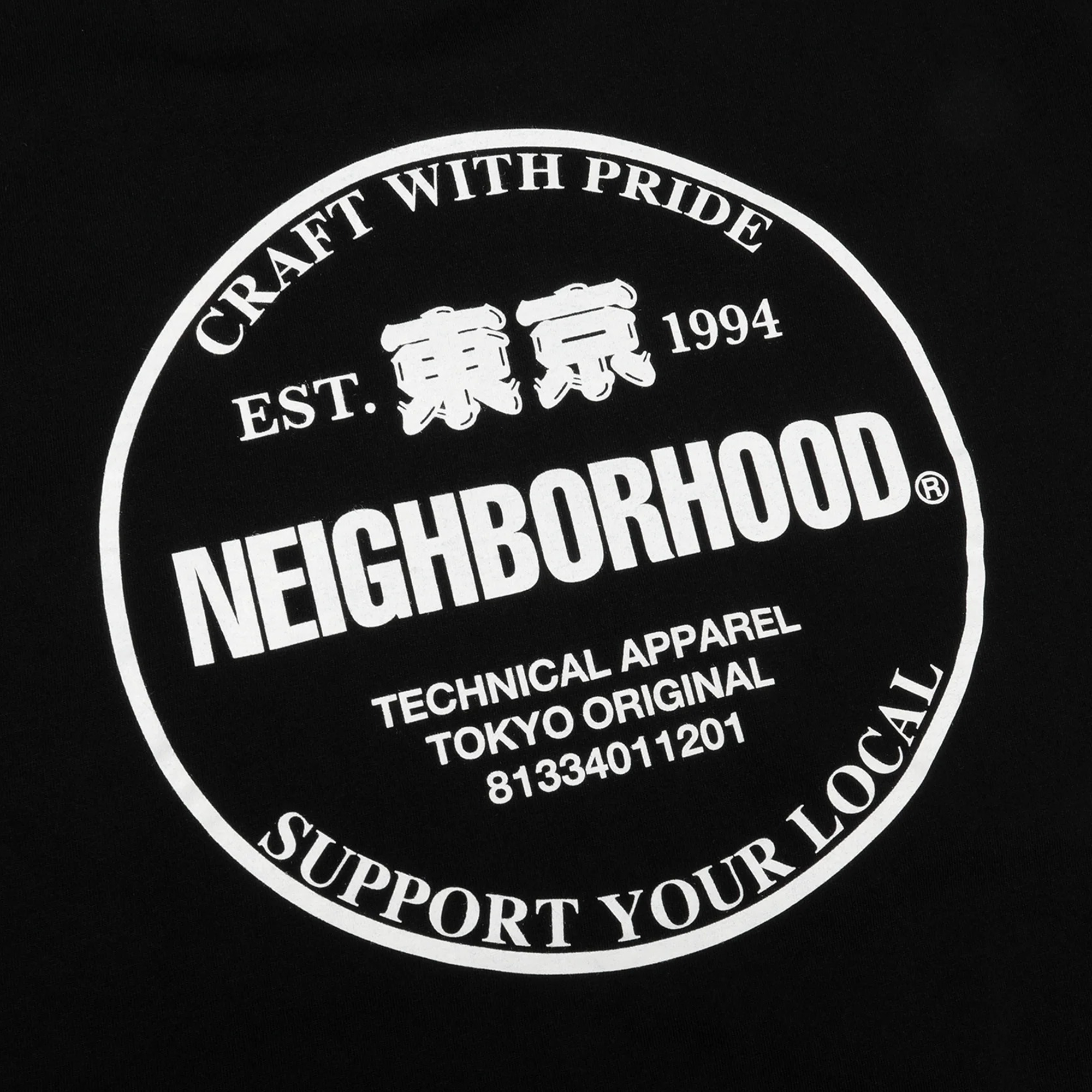 Neighborhood T-Shirt 6 Black